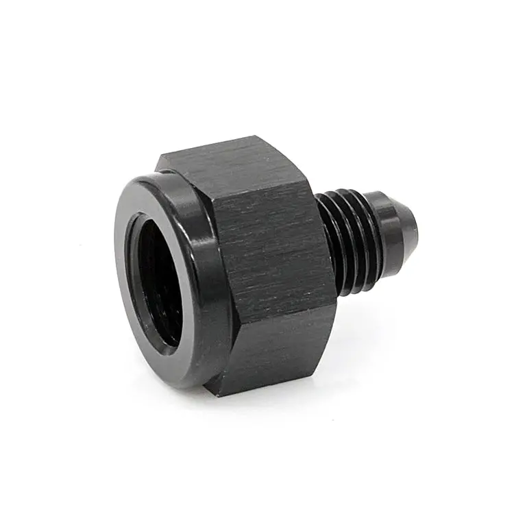 -10An Female To -6An Male Reducing Adapter – Black Hard-Anodized 1
