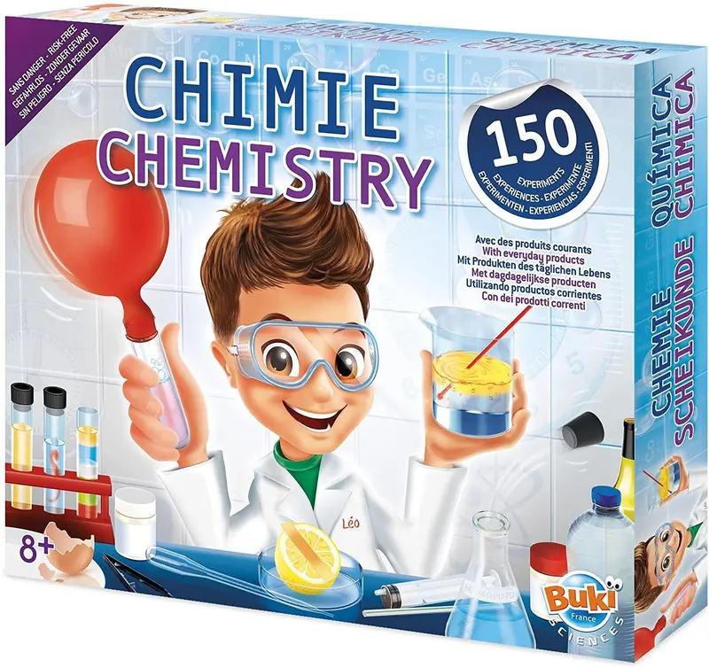 150-Experiment Chemistry Lab Set – Buki France 1