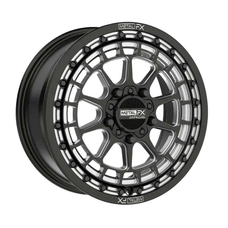 17-Inch Outlaw R Beadlock Wheel – Satin Black With Contrast Cut 1