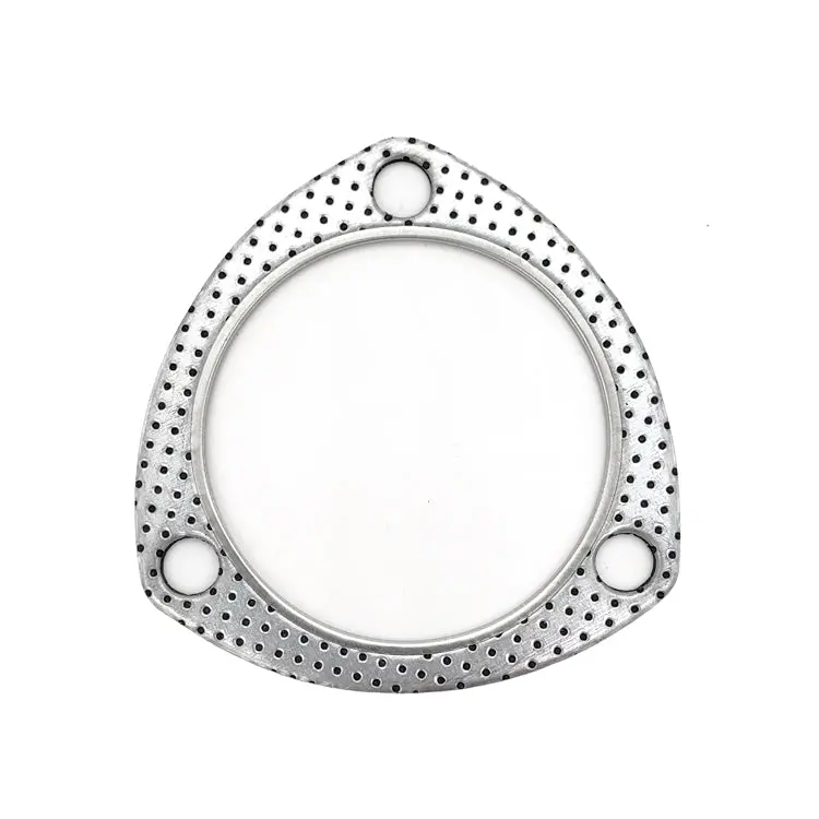 2.5" Three-Bolt Exhaust Flange Gasket – High-Temp Silicone Composite 1