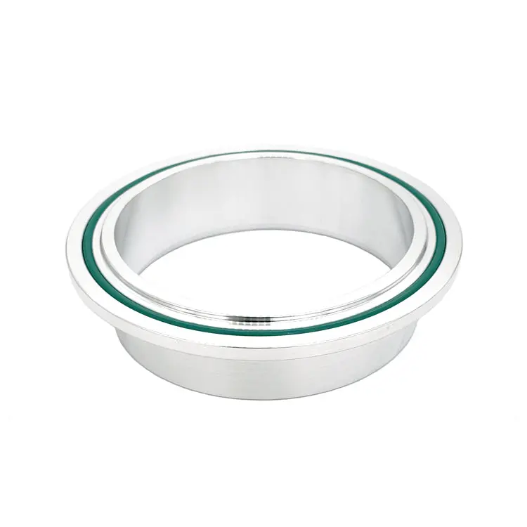 2.5" V-Band Male Flange With Integrated O-Ring — 6061 Aluminum 1