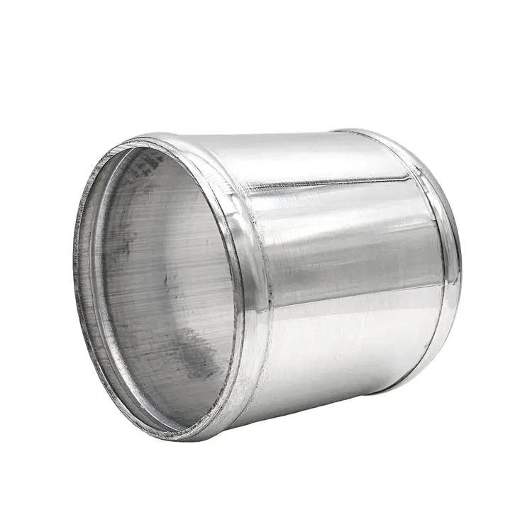 3.0-Inch Od Aluminum Joiner With Bead-Rolled Ends – 6061 Alloy, Polished Surface 1