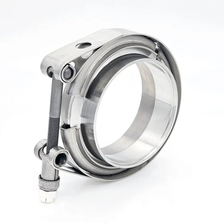 3.5" V-Band Assembly – Hybrid Titanium/Stainless Steel Male-Female Coupling 1