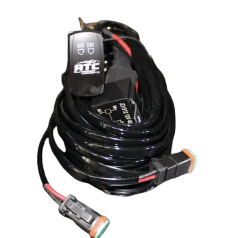 3-Way Dual Spotlight Wiring Harness – Independent Control For Two Spotlights + Shared Mode 1