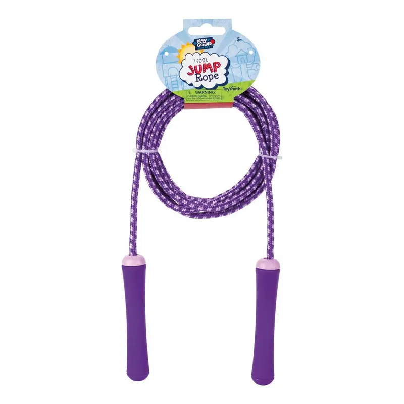 7-Foot Adjustable Jump Rope – Playground Classics Fitness Rope 1