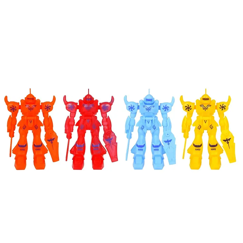 8 Cm Transforming Robot Toy - Multi-Color Collectible Figure 1