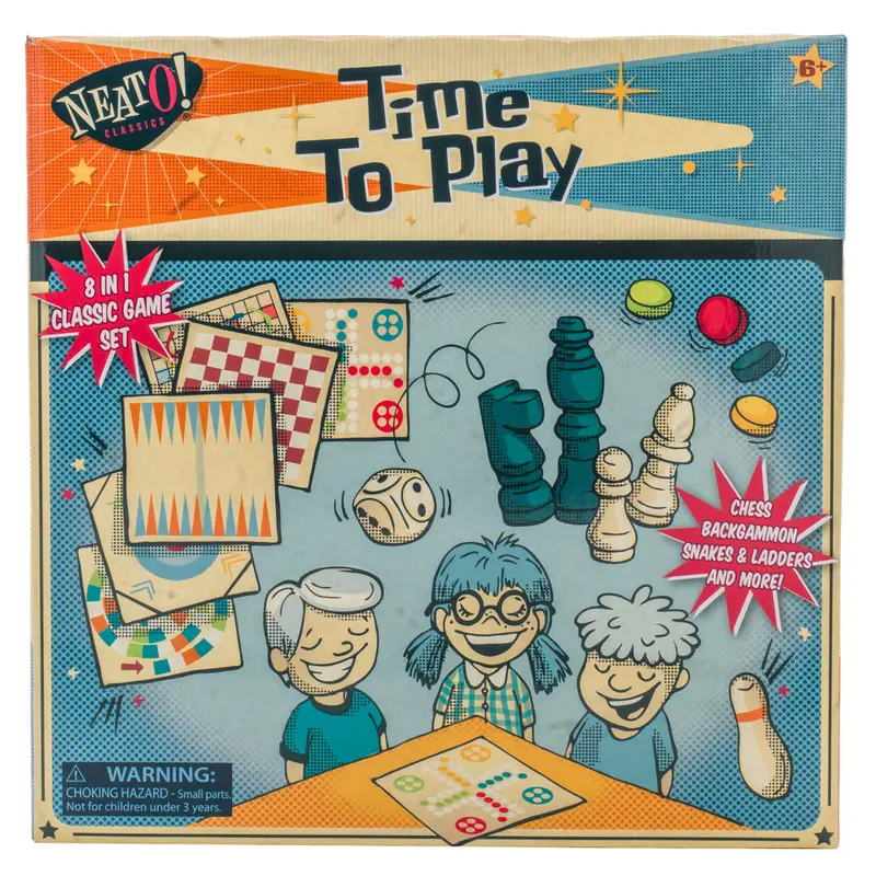 8-In-1 Multi-Game Activity Set For Family Fun 1