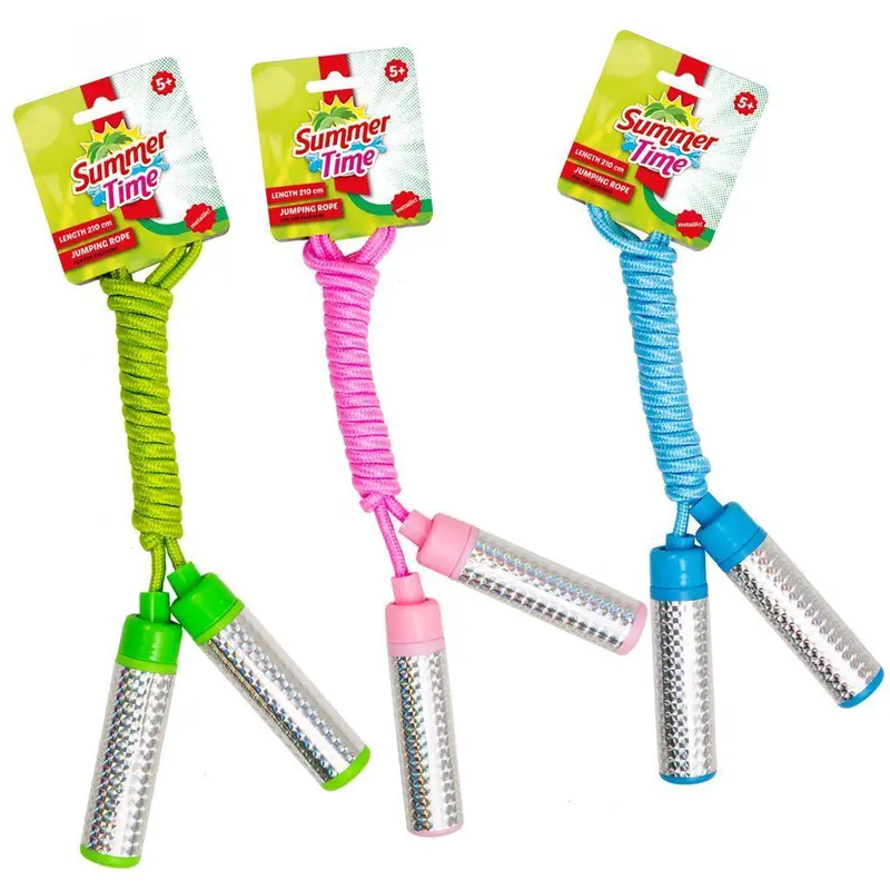Adjustable 210 Cm Skipping Rope – Color-Assorted Styles 1