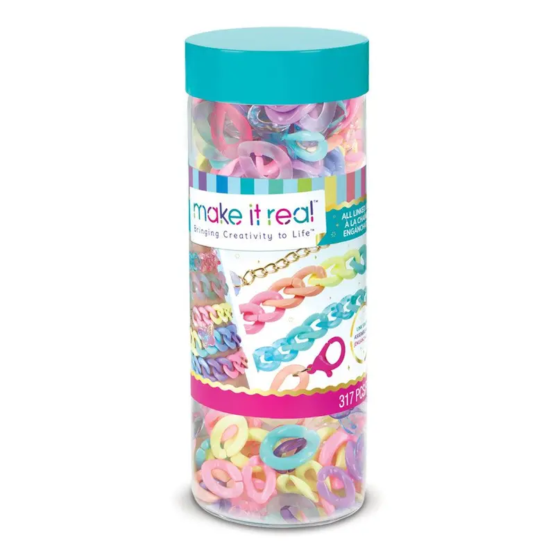 All Linked Up Fashion Kit – Interlocking Charm & Chain Jewellery Craft Set 1