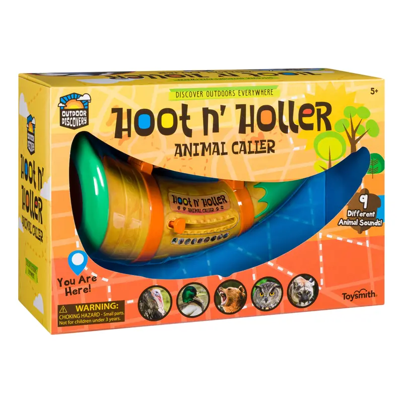 Animal Sound Caller Toy – Hoot & Holler Wildlife Imitator 1