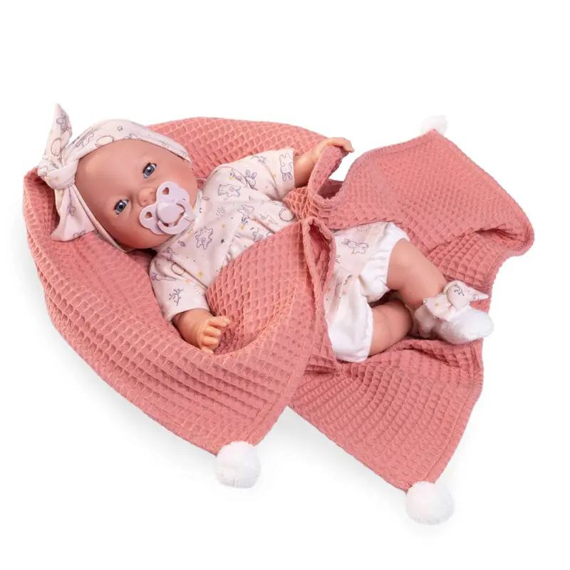 Antonio Juan Bimba Tears Doll With Spring Blanket – 37 Cm Interactive Soothing Toy 1
