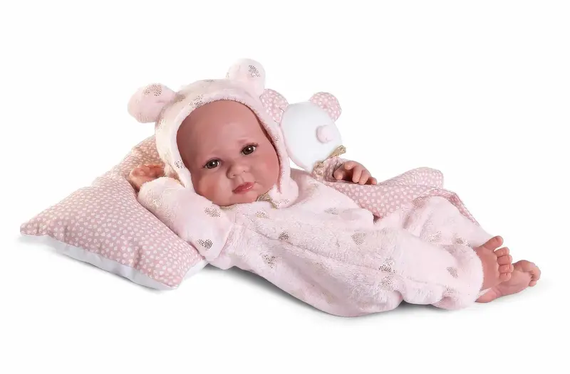 Antonio Juan Newborn Luca Doll – 42Cm Teddy Bear Pajama Edition 1