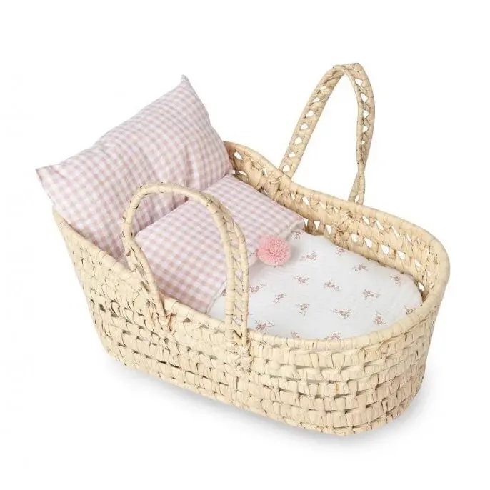 Antonio Juan Vintage-Style Moses Basket – Woven Nursery Cradle (Model 92319) 1