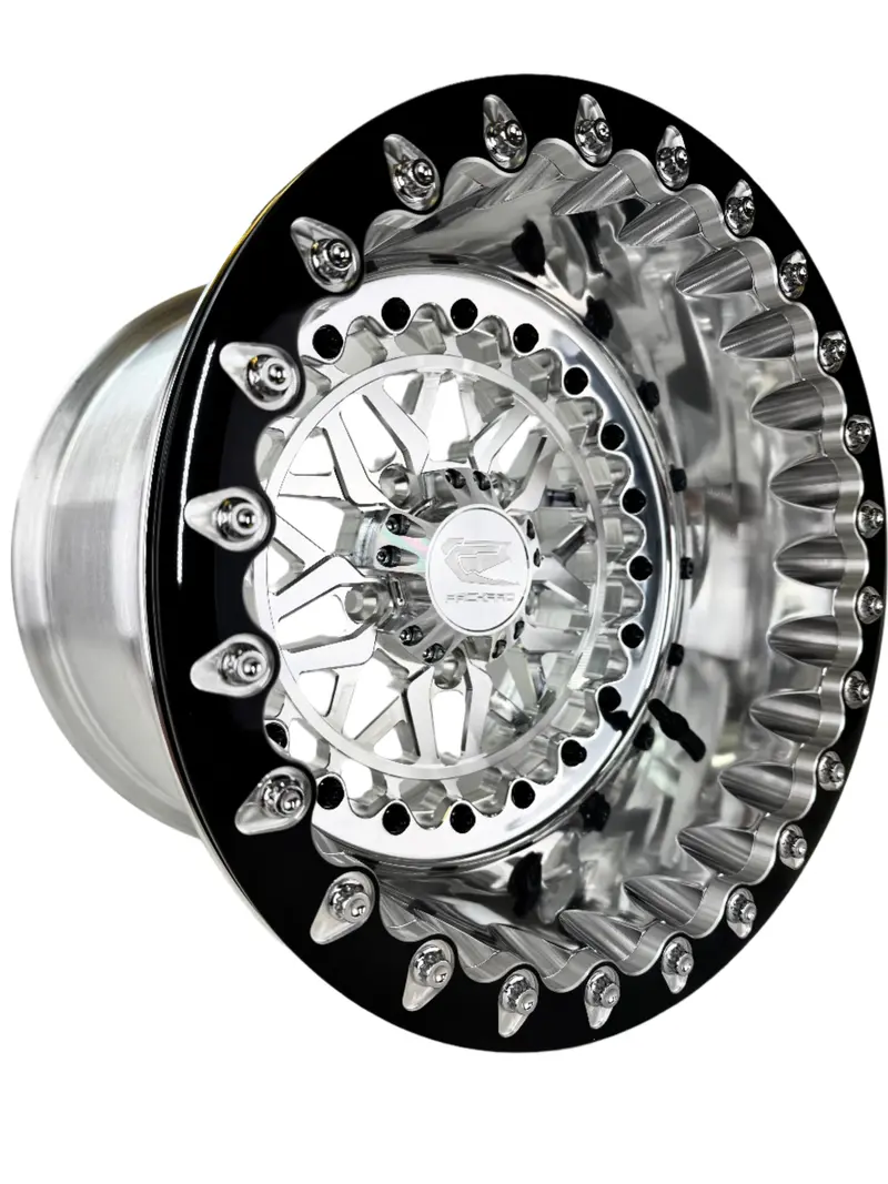 Apollo Ff Forged Polished Beadlock Wheel – Silver, Rzr Pro R 5X4.5 1