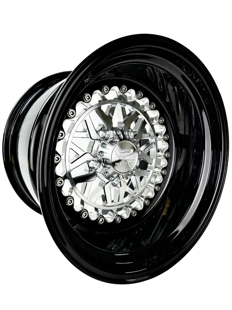 Apollo Ff Forged Silver Wheel For Polaris Rzr Pro R – 5X4.5 Bolt Pattern 1