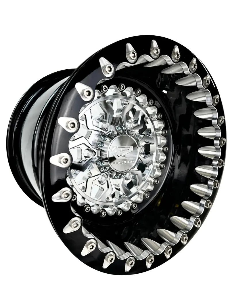 Apollo Forged Beadlock Wheel – Silver, 6×139.7 For Can-Am Maverick R 1