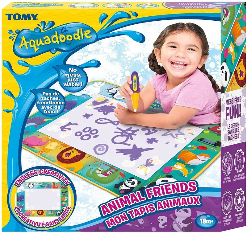 Aquadoodle Animal Friends Water-Reveal Coloring Mat 1