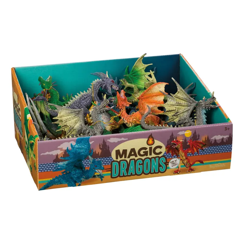 Assorted Magic Dragon Figurines – Toysmith 1