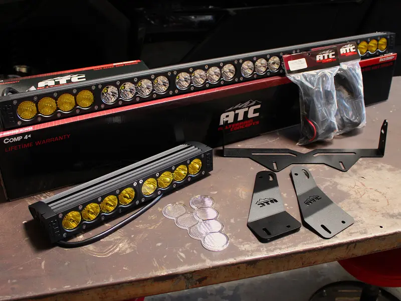 Atc Comp4 Light Bar Kit For Can-Am Maverick X3 1