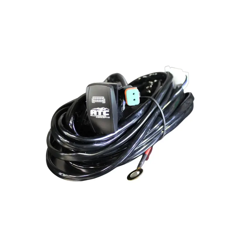 Atc Single Light Bar Wiring Harness – Plug-And-Play Led Power Solution 1