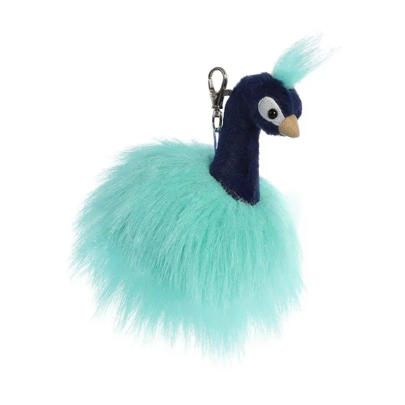 Aurora Luxe Boutique Mora Peacock Keychain – Decorative Clip 1