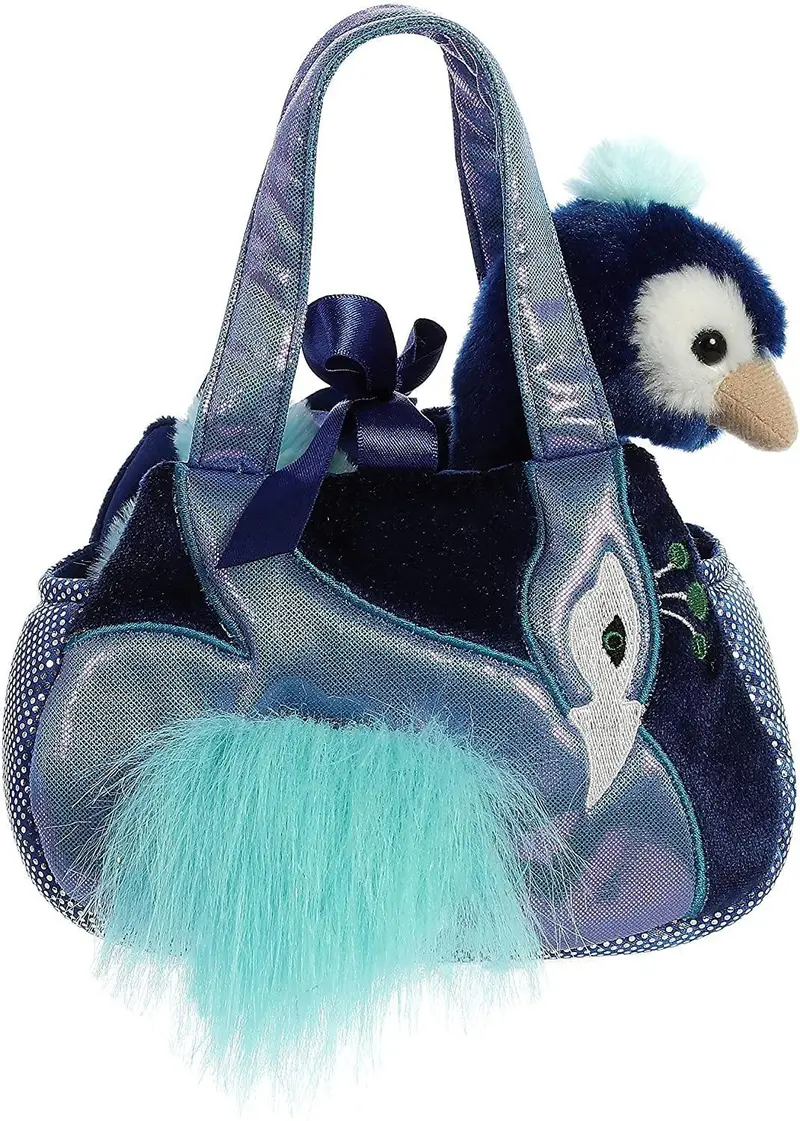 Aurora World Fancy Pal Luxe Boutique Mora Peacock Plush Toy 1