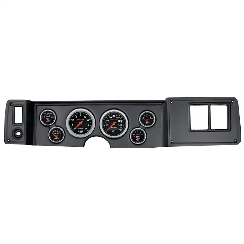 Autometer Sport-Comp Gauge Kit – 6-Piece Set For 1979–1981 Chevrolet Camaro (Tachometer, Speedometer, Fuel, Oil Pressure, Water Temperature, Voltmeter) 1