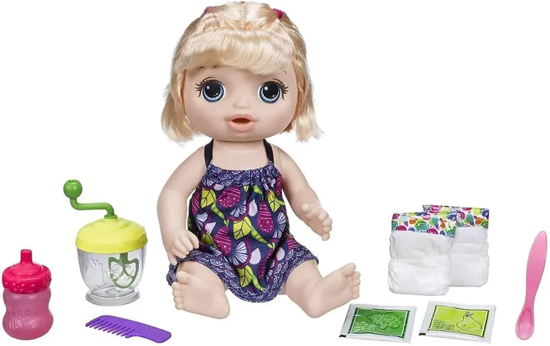 Baby Alive Happy Hungry Baby Doll – Feeding & Expression Playset 1