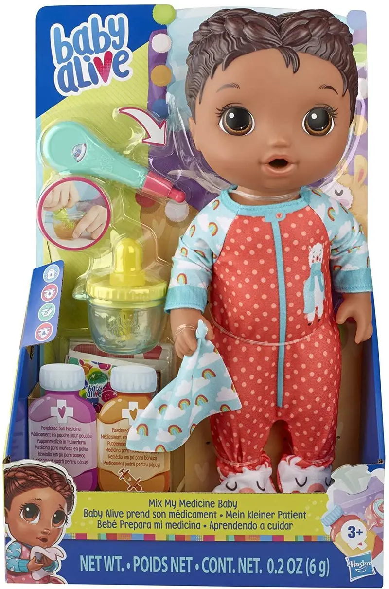 Baby Alive Mix My Medicine Doll – Llama-Pyjama Edition Playset 1