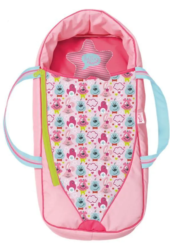 Baby Born 2-In-1 Sleeping Carrier – Portable Baby Doll Carrier & Bed 1