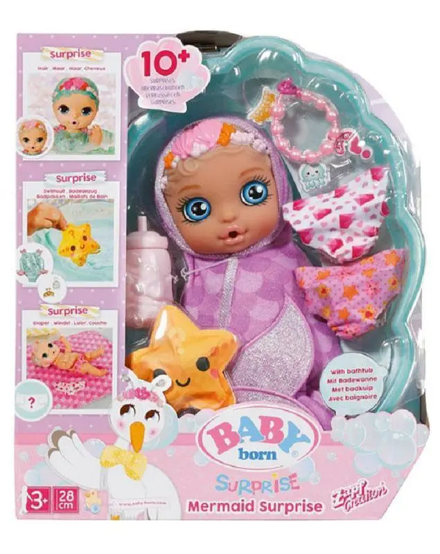 Baby Born Surprise Mermaid Doll – 28 Cm Poseable Collectible 1