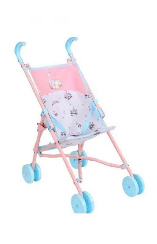 Baby Pink & Blue Lightweight Single Stroller For Toddlers 1