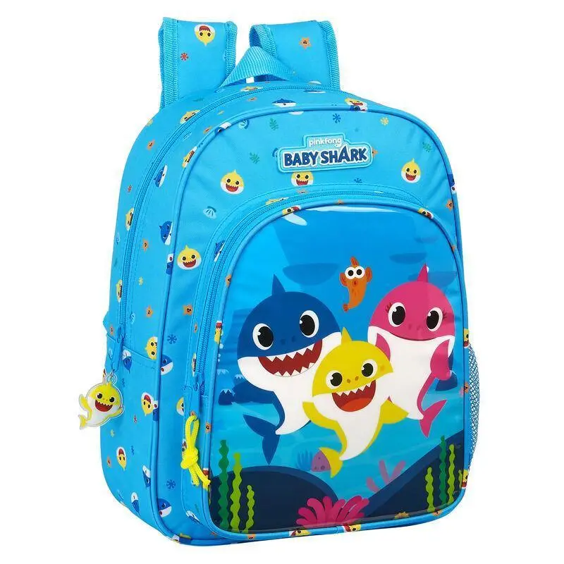 Baby Shark-Themed Kids Backpack – 34 Cm Capacity 1