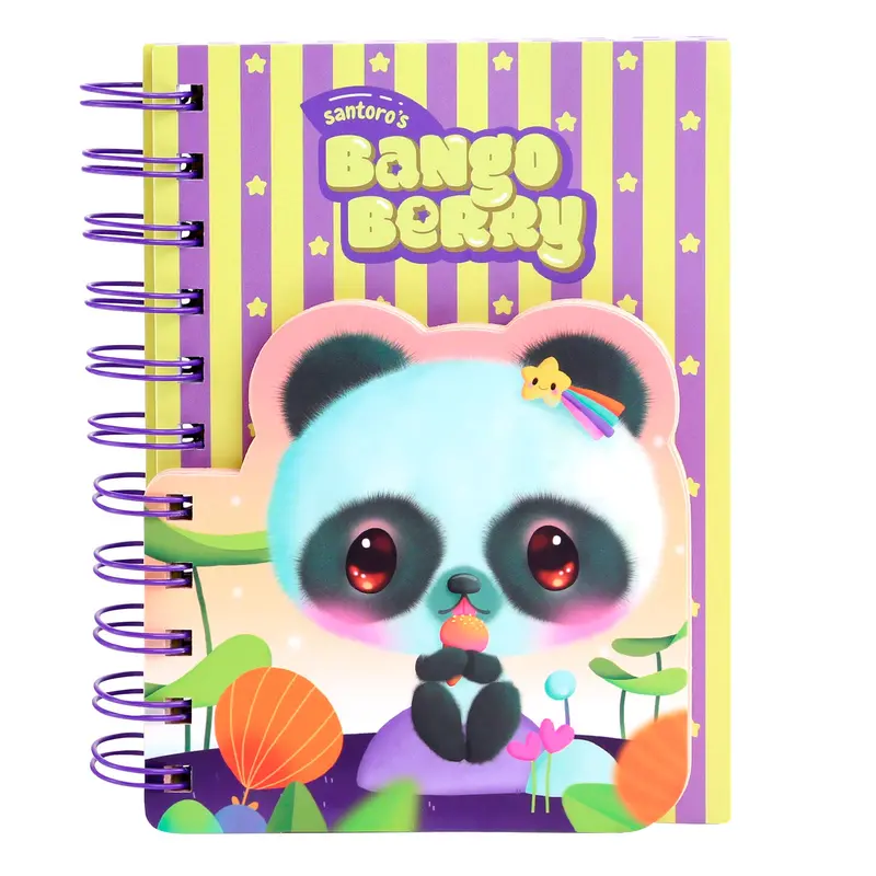 Bangoberry Pally Panda Layered Wirebound Journal 1