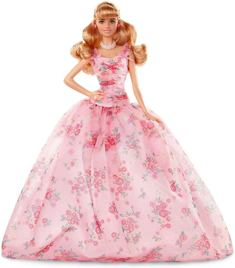 Barbie Collector Birthday Wishes Doll – 11.5-Inch Blonde Hair Celebration Figure 1