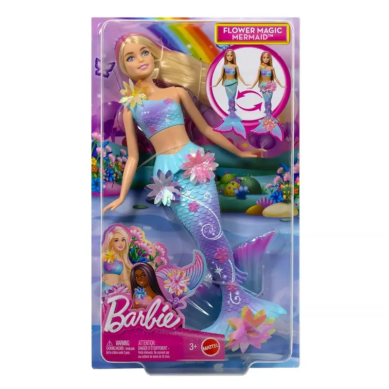 Barbie Flower Magic Mermaid – Enchanted Underwater Doll With Accessories 1