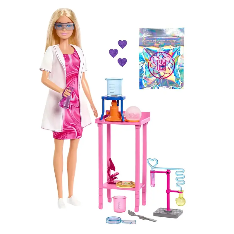 Barbie Scientist Career Doll Playset With Lab Accessories 1