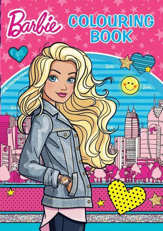 Barbie-Themed Large-Scale Coloring Book For Kids 1