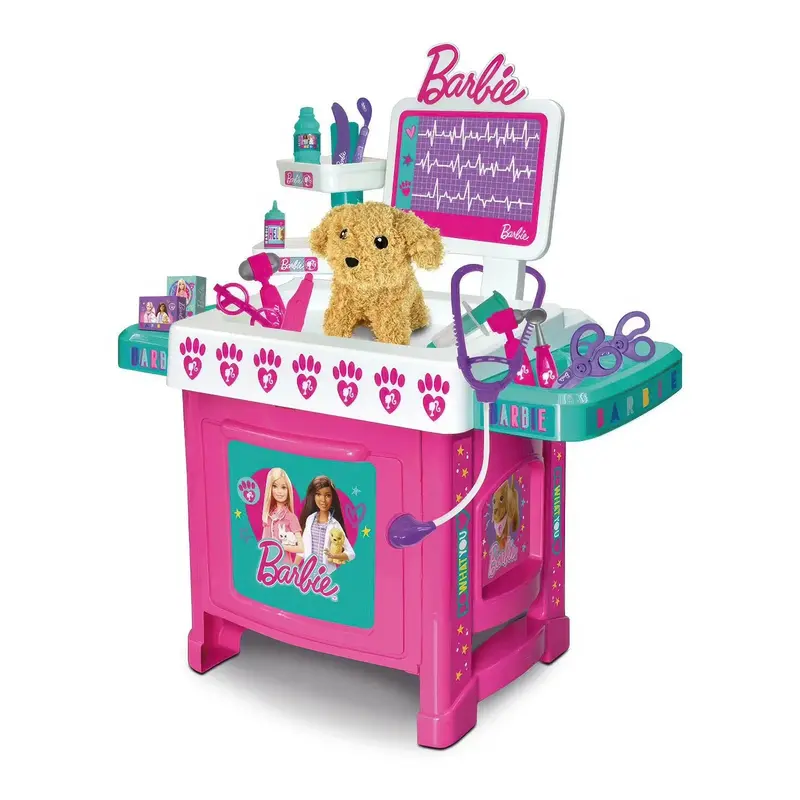 Barbie Veterinary Clinic Playset With Animal Care Features 1