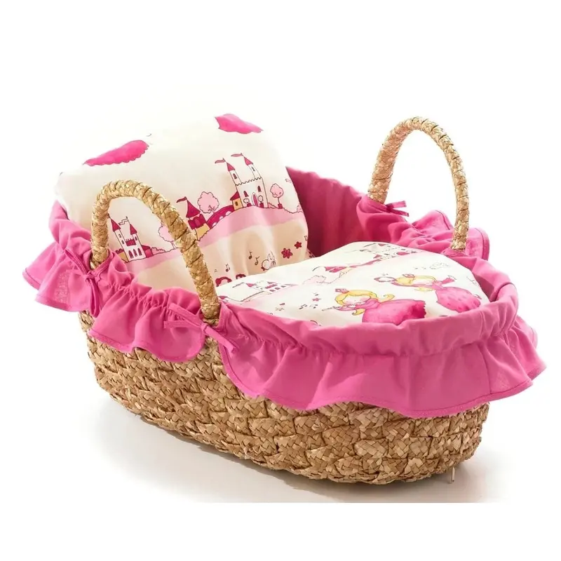 Bayer Chic Wicker Doll Transport Basket – 45 Cm Capacity 1