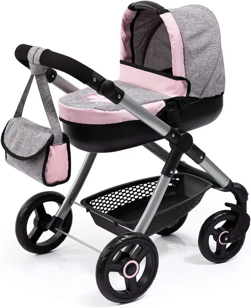 Bayer Doll Pram With Detachable Storage Bag – Stylish Carryall Design 1
