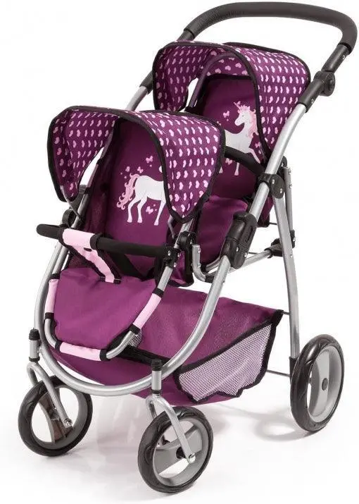 Bayer Violet Twin Doll Tandem Chair – Side-By-Side Seating 1
