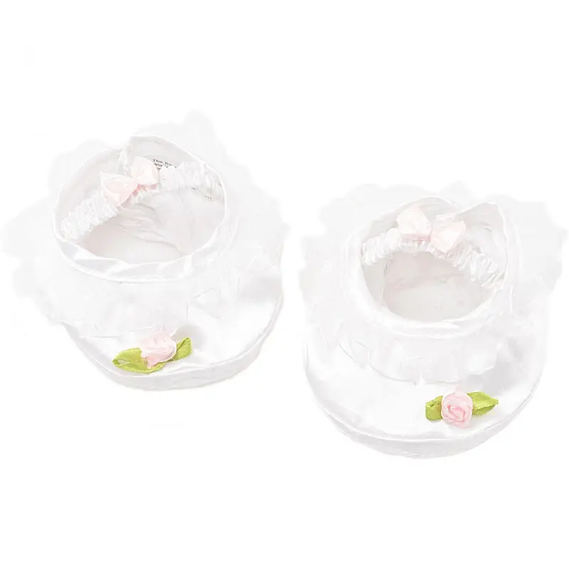 Be My Bear Classic White Slippers – Comfortable Footwear For 16-Inch Dolls 1