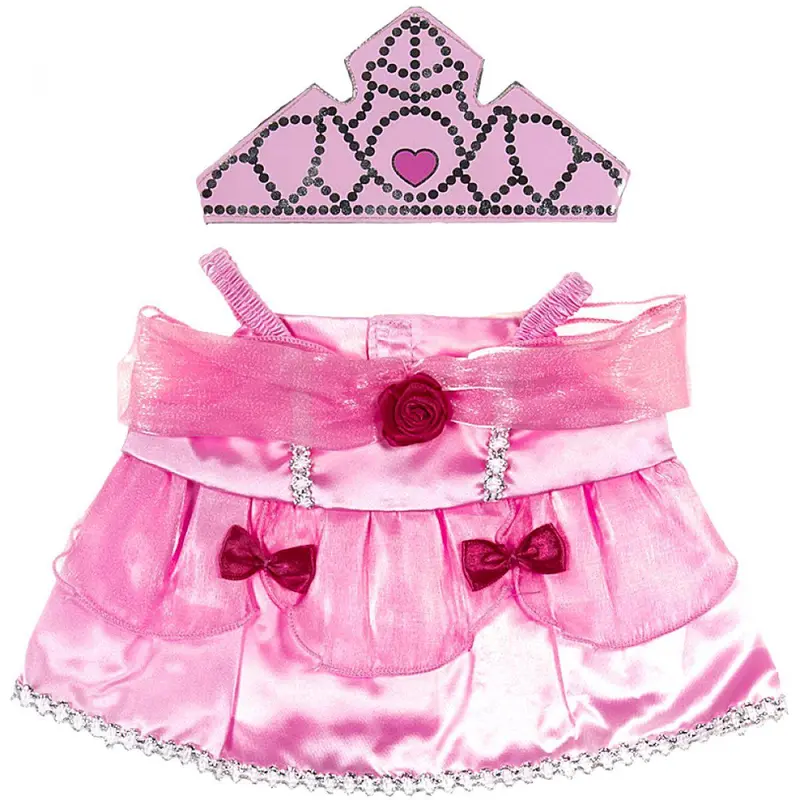 Be My Bear Pink Princess Dress – Elegant Outfit For 16-Inch Dolls 1