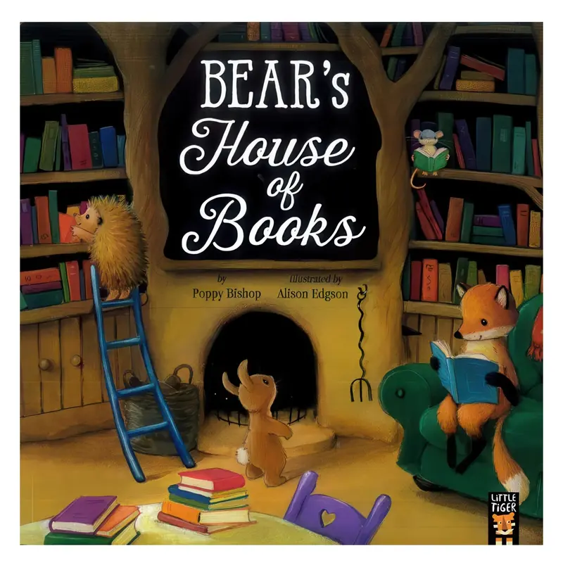Bear’S House Of Books – Whimsical Illustrated Storybook 1