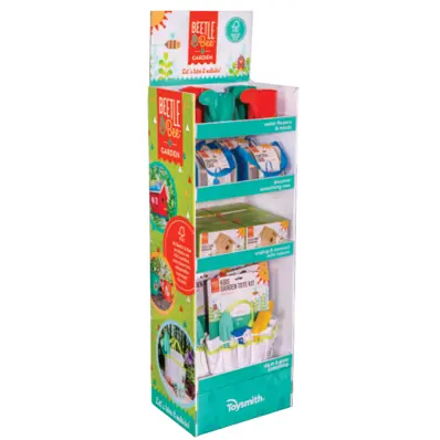 Beetle & Bee Garden Small Tower Floor Display Unit 1