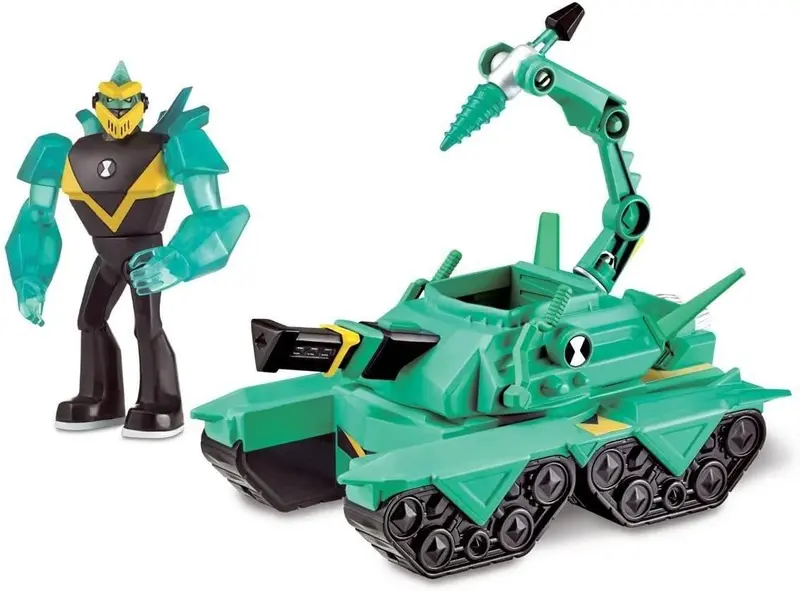 Ben 10 Diamond Head Power Tank – Motorized Battle Vehicle Toy 1