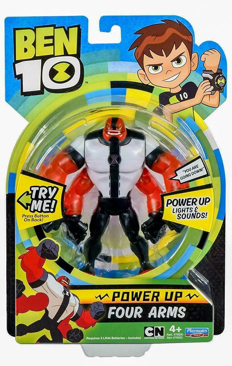 Ben 10 Four Arms Deluxe Action Figure With Lights & Sounds 1