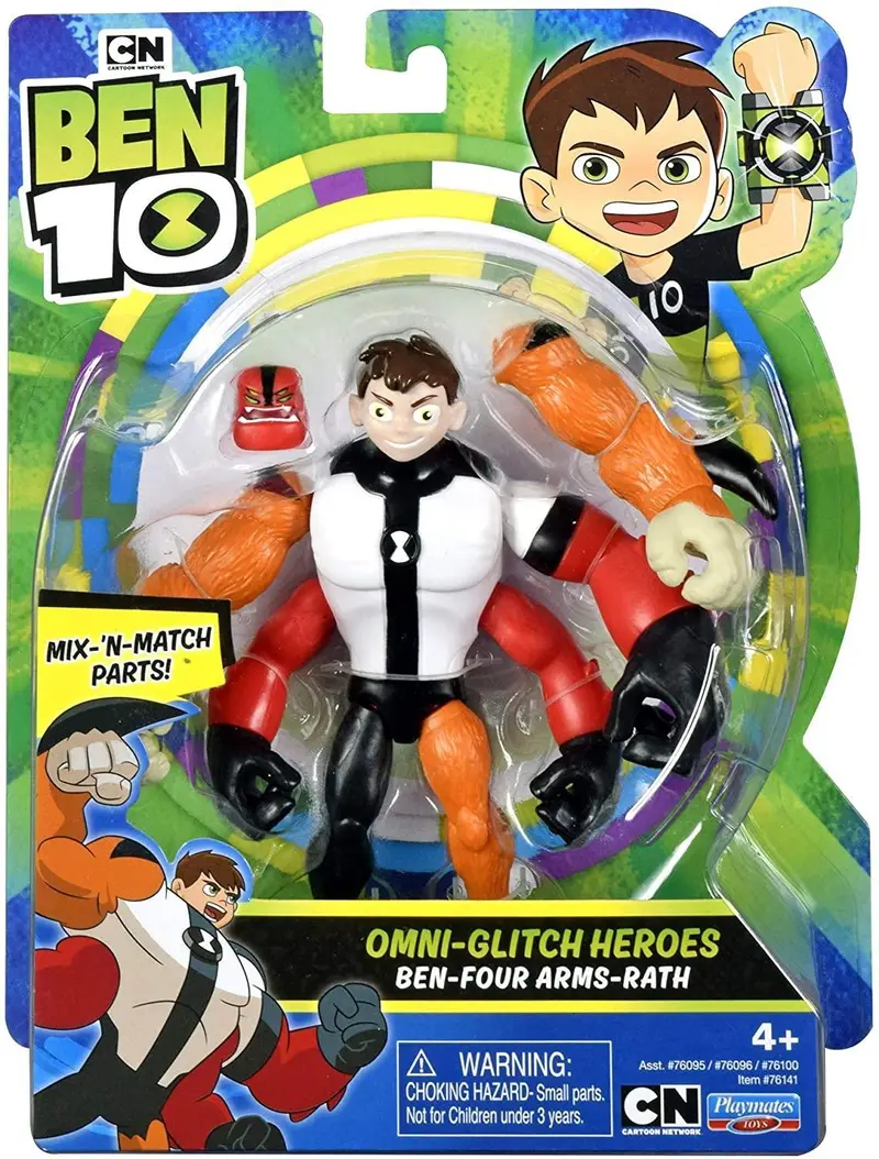 Ben 10 Four Arms Omni-Glitch Action Figure 1