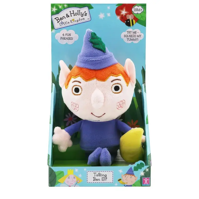 Ben & Holly’S Little Kingdom Glow-In-The-Dark Talking Ben The Elf Toy 1